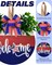 4th of July Wreath for Front Door – Wooden Round Patriotic Wreath for Independence Day and Memorial Day, 4th of July Decorations, 12" Welcome Sign for Front Door, Outdoor Porch and Patio Fence Decor